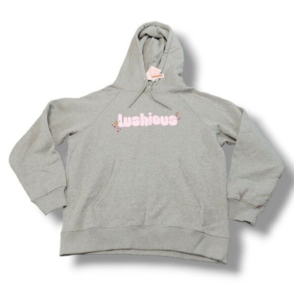 Luscious Sweatshirt Size Large By Druthers Graphic Print Pullover Hoodie New NWT - Picture 1 of 6